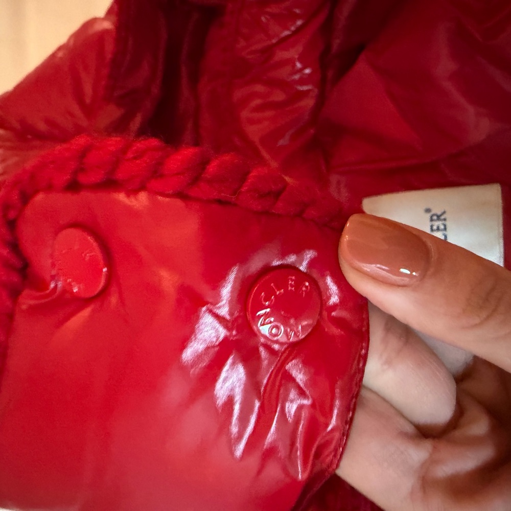 Glareins Braided Trim Hooded Short Down Jacket - Picture 9 of 10